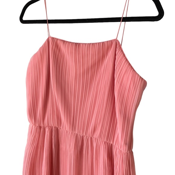 Vintage Miss Elliette California Pink Maxi Dress Matching Lace Jacket Shrug Set - Picture 3 of 13